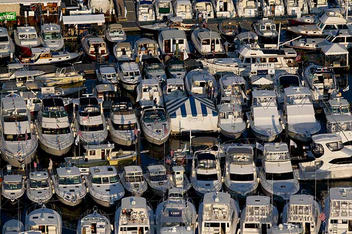 Crowded Marina