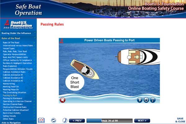 BoatUS Foundation Free Online Boating Safety Course