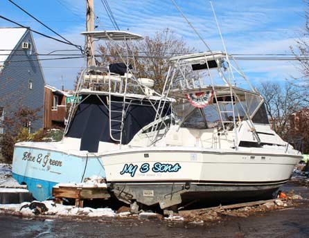 Damage Near Crescent Beach, Staten Island, New York