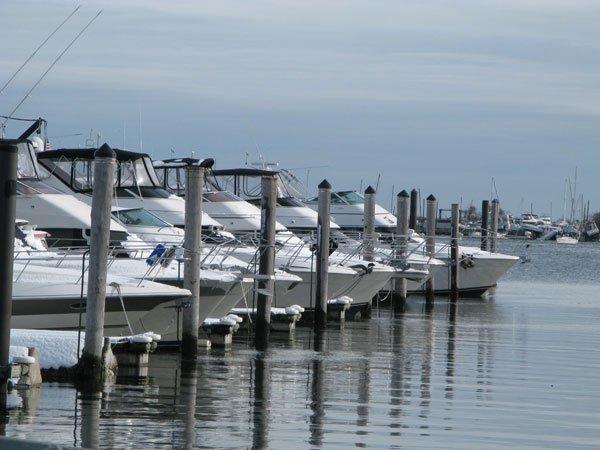 Floating Dock at Staten Island Yacht Sales, Staten Island, New York