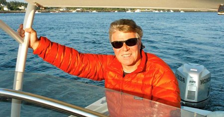 Steve Thomas on His Boat