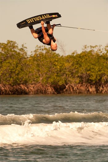 Upside Down Flip Wakeboarding