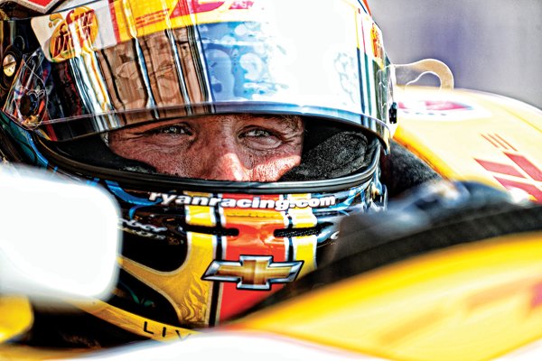 From the pits to the blue yonder is all in a day's work for Hunter-Reay.