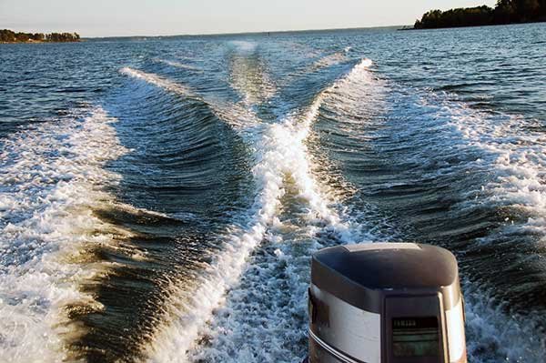 First Spring Run in the Boat