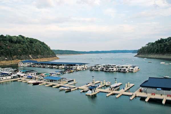 Marina Along Lake Cumberland