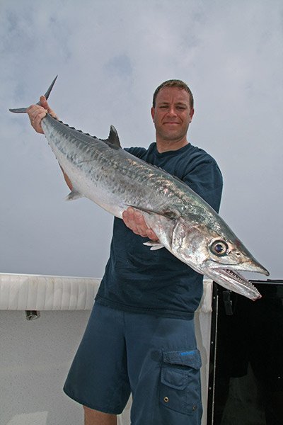 Captain Dan Hayes with King Mackerel Catch