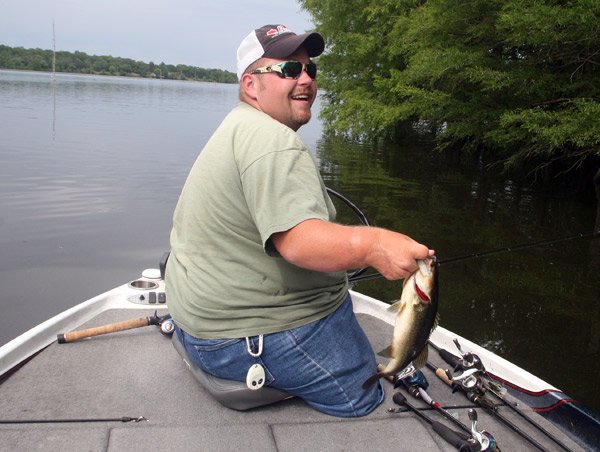 Hunter Baughman Lands a Bass