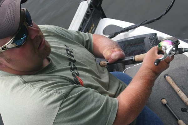 Hunter Baughman with Rod and Reel