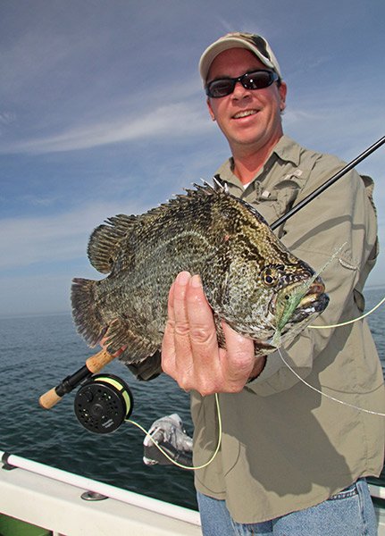 Jonny Keyes with Tripletail