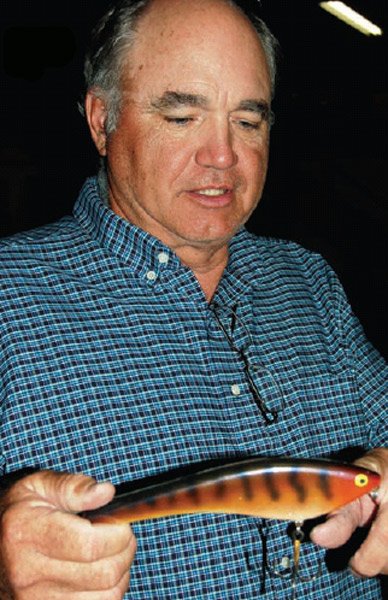 Lee Sisson with One of His Lures