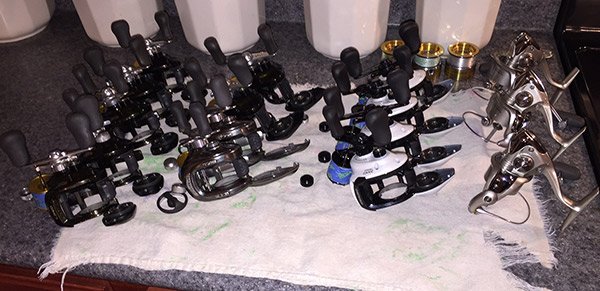 Cleaned Fishing Reels