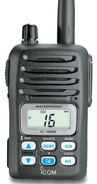 Icom IC-M88 hand-held VHF radio