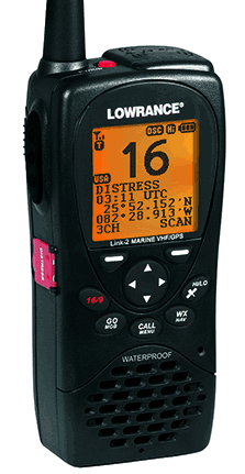 Lowrance Link-2 hand-held- VHF radio