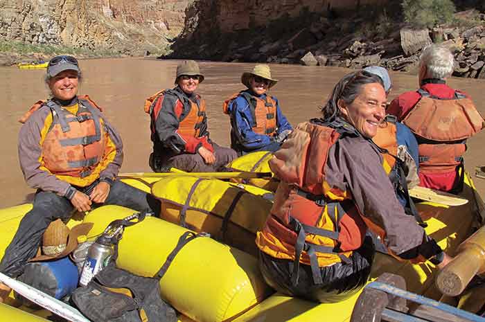 Paddling down the Colorado River