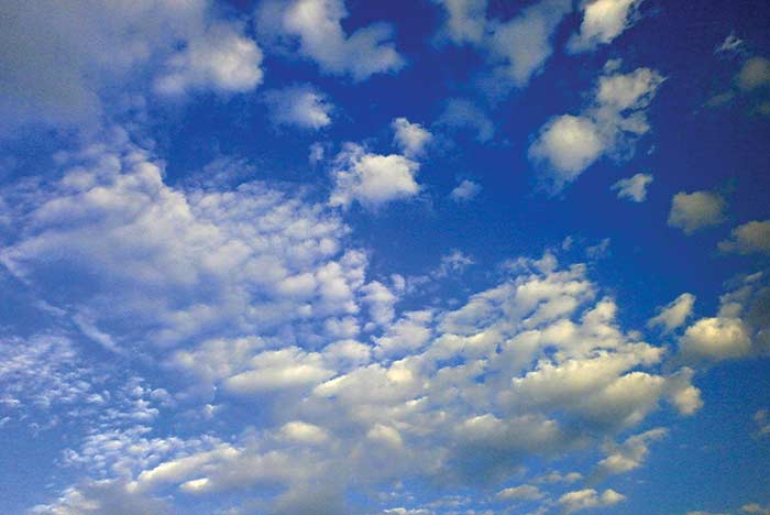 Cirrocumulus clouds