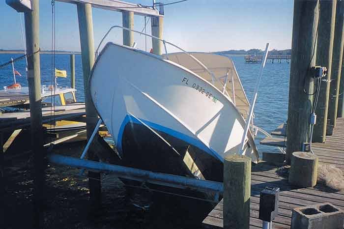 Boat Lift Collapse