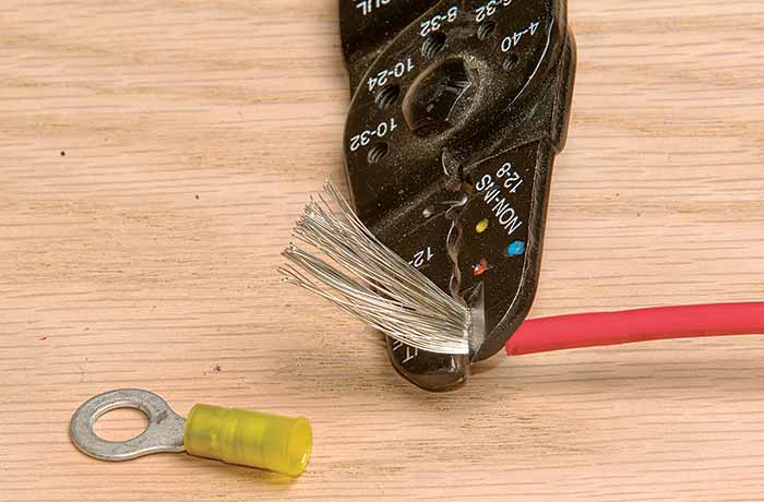 Cutting back ragged edge