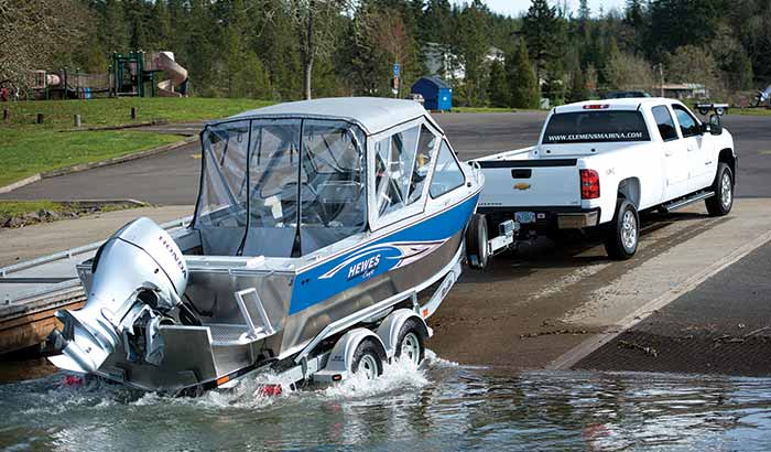 Dunking trailer lights