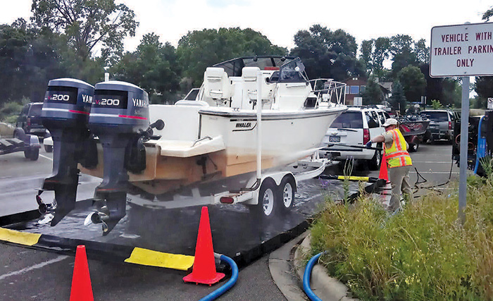 Spraying Trailer For Invasives