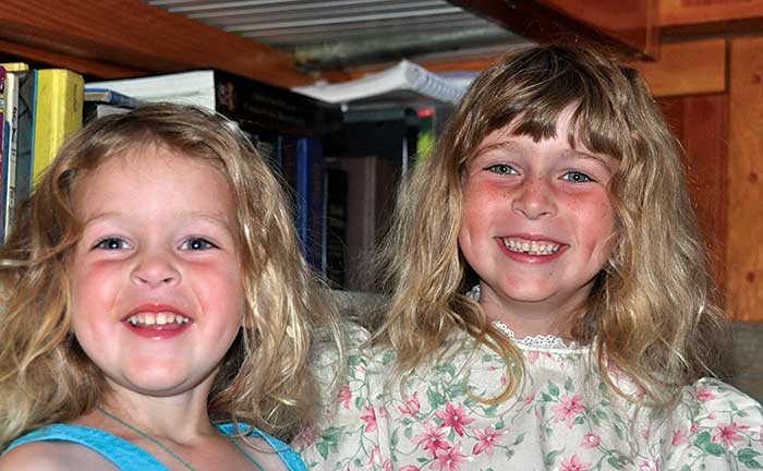 Emily and Antigone adore life onboard