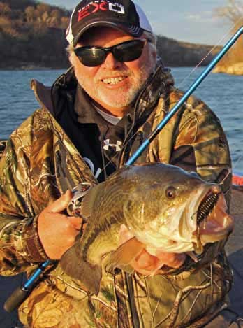 Tommy Biffle with bass catch