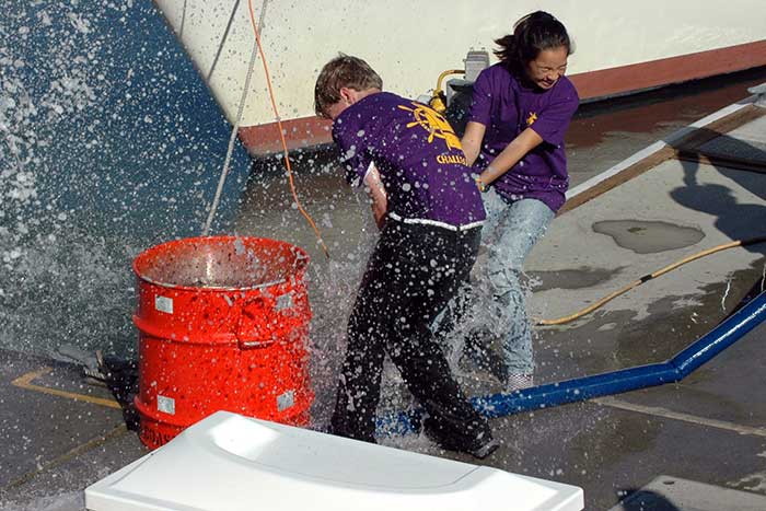 Sea Scouts just having fun