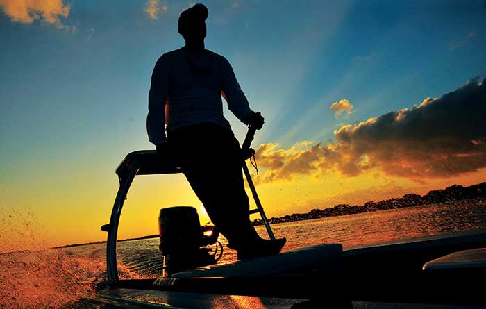 Cruising into the sunset