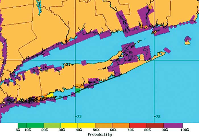 Probabilistic Inundation Surge Height model