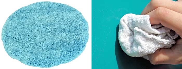 Microfiber bonnet and cloth