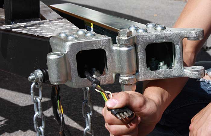 Trailer lighting harness