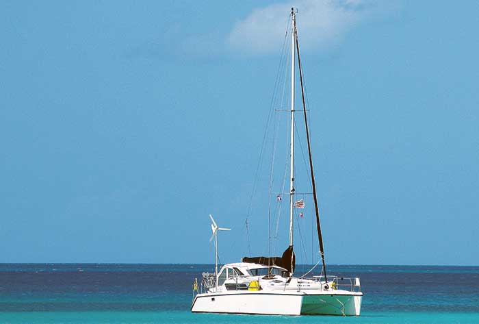 Anchored at Alabaster Bay Eleuthera