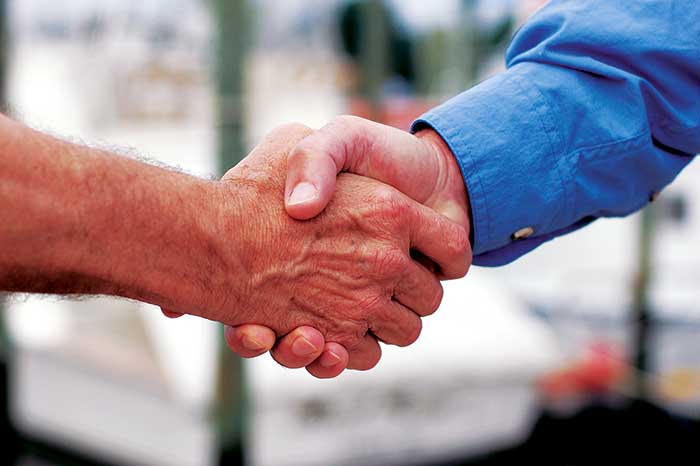 Handshake agreement