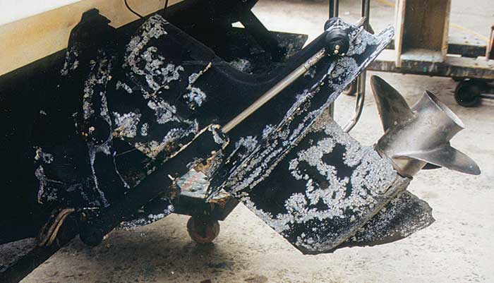 Sterndrive corrosion