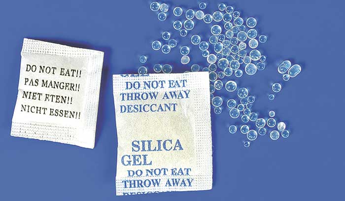 Silica gel packets
