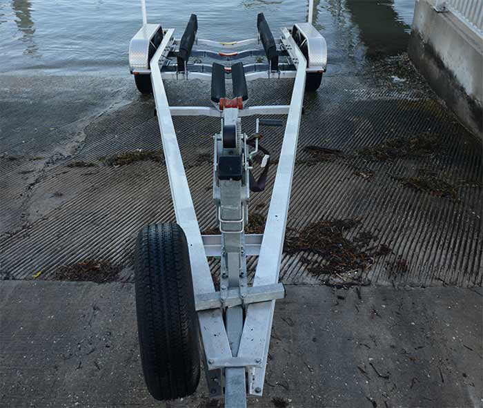 Trailer without boat on it