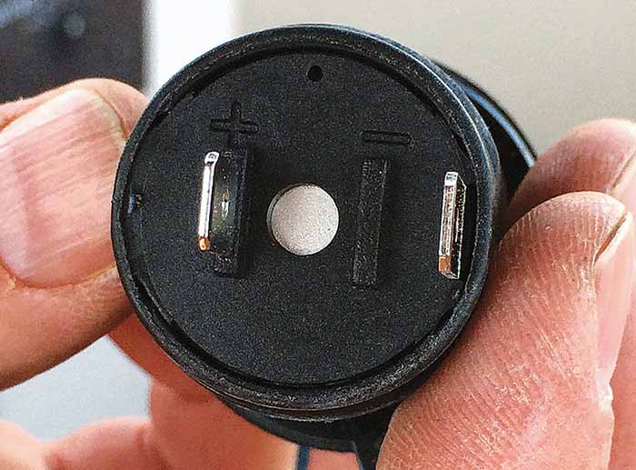 USB connector detail