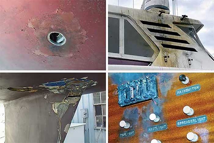 Lightning damage photos