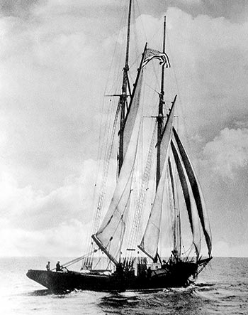 The rum runner, Arethusa