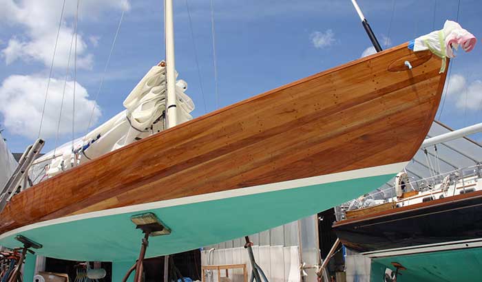 Small boat finished with Awlwood