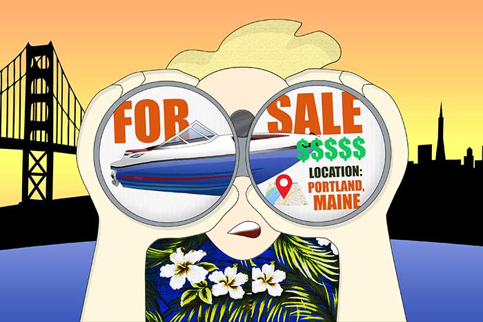 Boat For Sale illustration