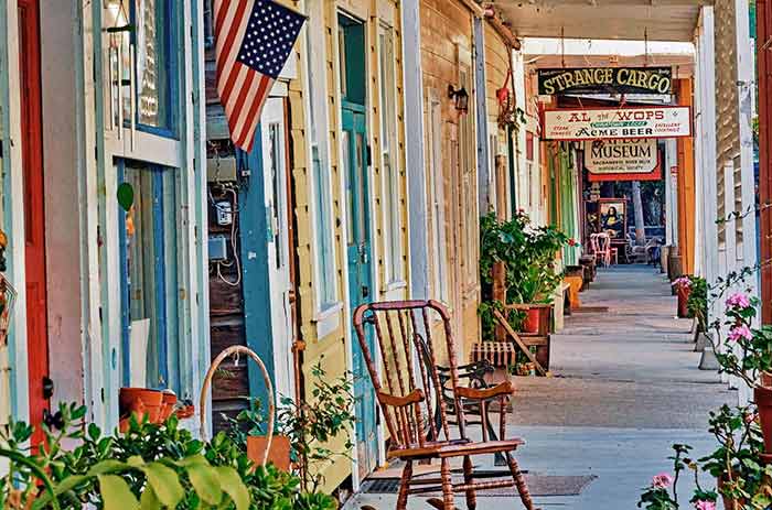 Main street in Locke California