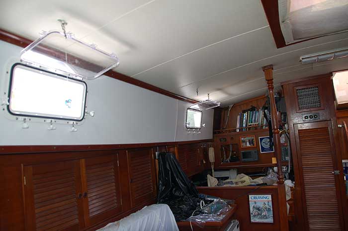 Newly installed Komatex panel