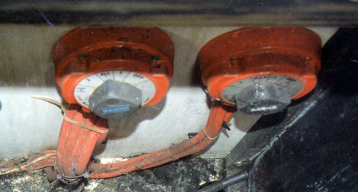 Battery connection fire