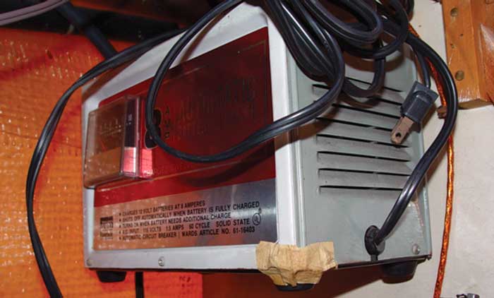 Non-marine battery charger