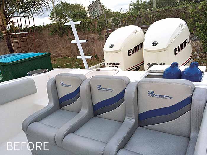 Before a typical boat theft