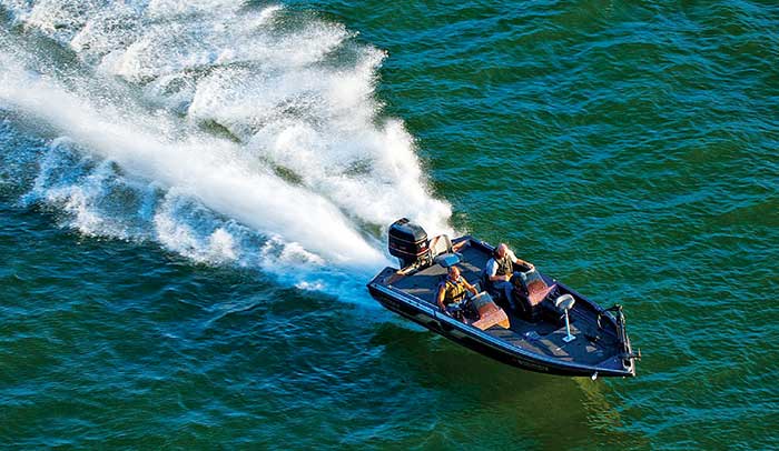 Fishing boat on Lake Cumberland