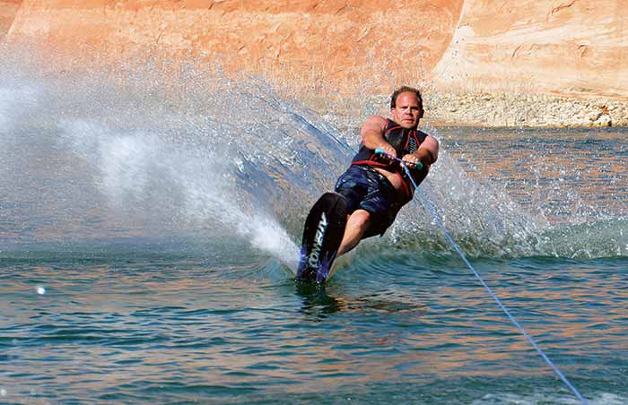 Waterskiing on Lake Powell