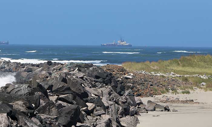 Columbia River entrance at Clatsop Spit