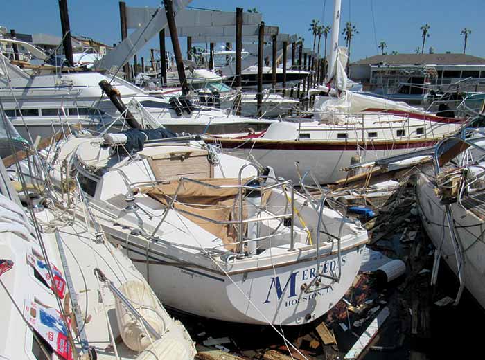 Hurricane Harvey damage