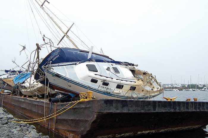 Hurricane Ivan damage